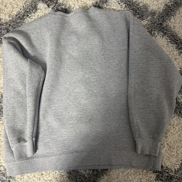 Vintage Mickey Unlimited Crewneck Sweatshirt M/L Mickey Mouse Gray Fleece 90s - Picture 7 of 7